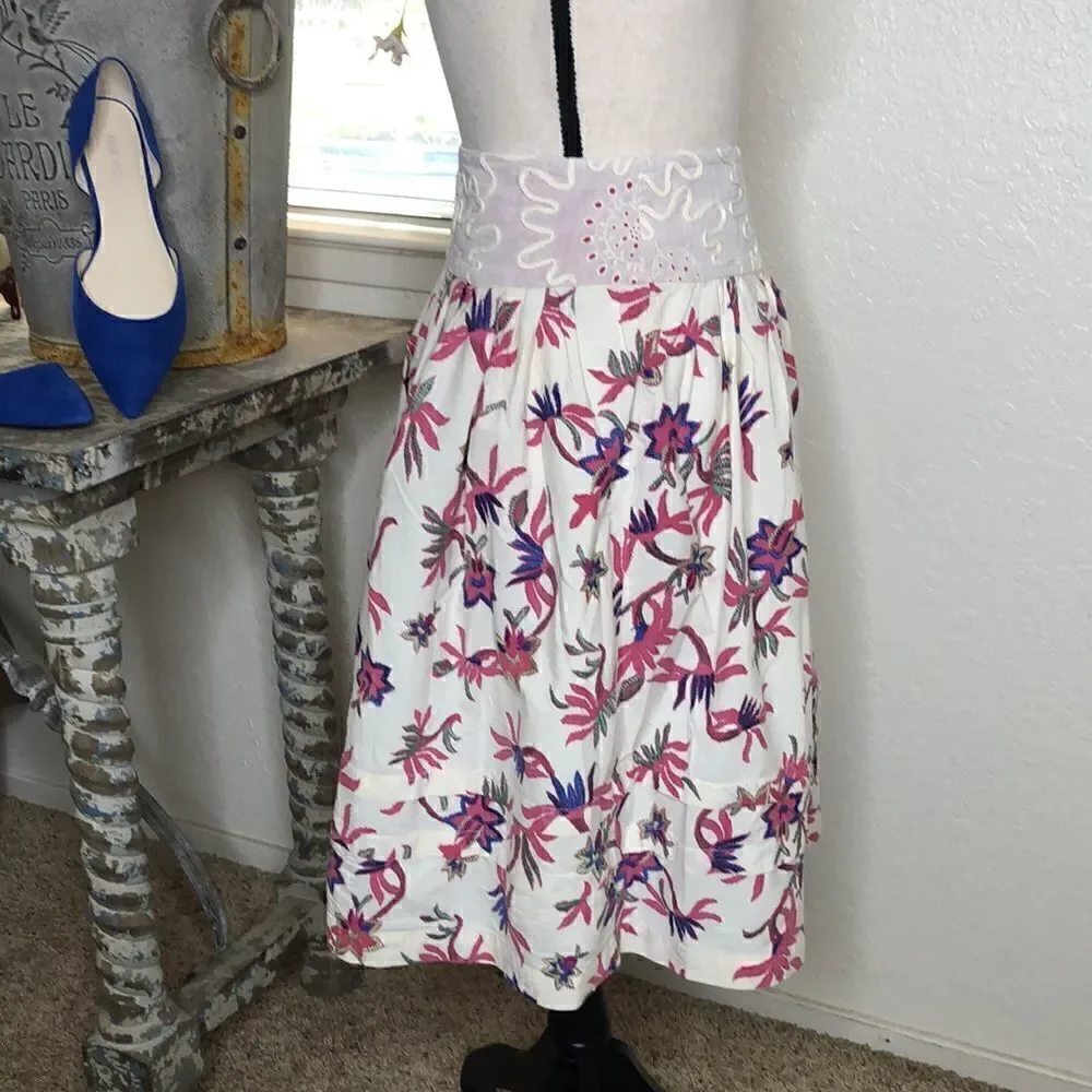 Anthropologie Viola full skirt